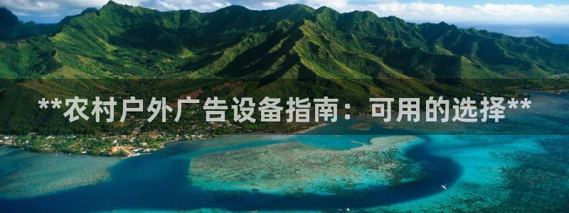 杏宇平台代理多少钱一个月：**农村户外广告设备指南：可用的选择**