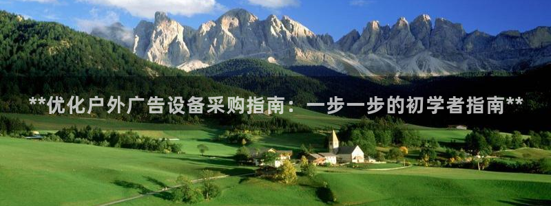 杏宇平台代理多少钱一个月：**优化户外广告设备采购指南：一步一步的初学者指南**