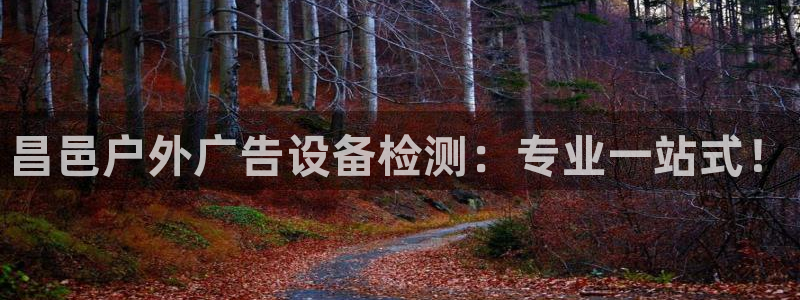 杏宇平台登录方法：昌邑户外广告设备检测：