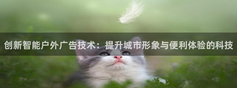 杏宇平台招商：创新智能户外广告技术：提升城市形象与便利体验的科技